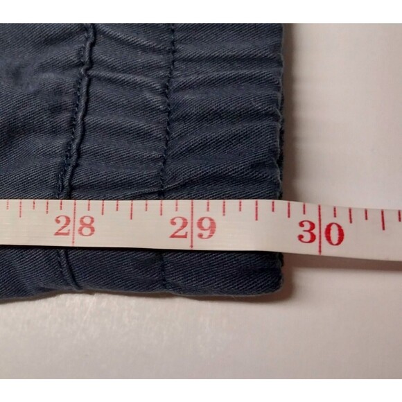 Old Navy Mens 32 Khaki Twill Joggers Navy Blue Cotton Casual Hipster Comfy Work - Picture 10 of 13